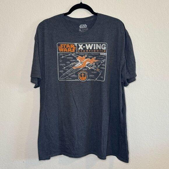 Star Wars X Wing Tee Shirt Top Size 2XL - Picture 1 of 3